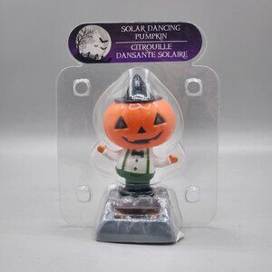 Solar Dancing Halloween Pumpkin Jack o Lantern Decoration